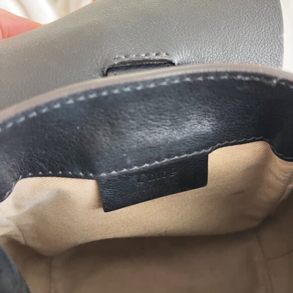 (Authentic) Chloe Mini Faye Backpack in Black main image 5